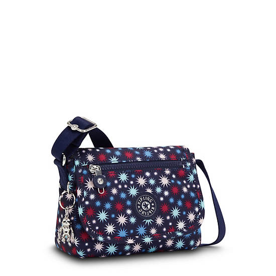 Kipling Sabian Printed Crossbody Mini Tassen Paars | BE 1352BE